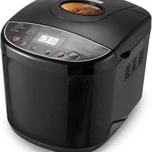 Bread Maker, 19-in-1 2LB Dough Machine, Nonstick Ceramic Pan Automatic Breadmaker with Gluten Free Setting, Automatic Compact Dough Machine Nonstick - 1